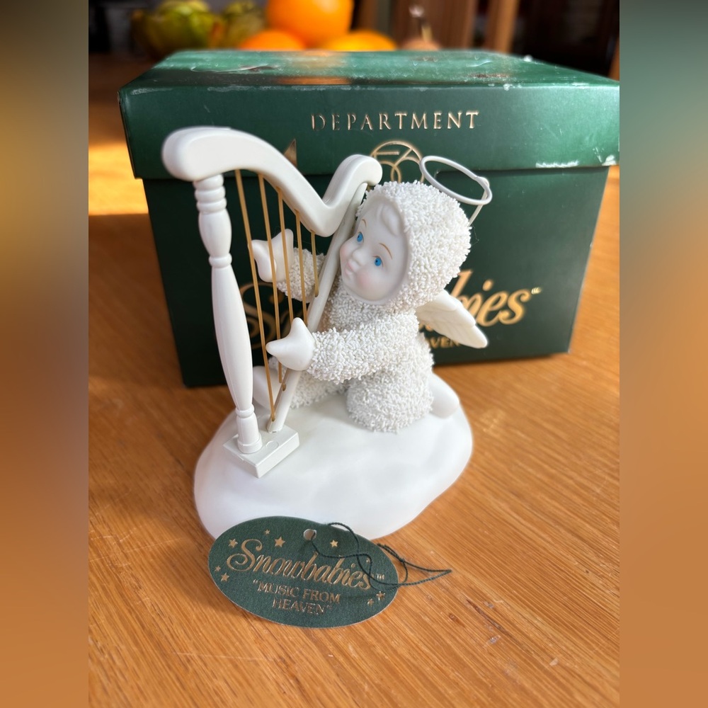 Department 56 Snowbabies "Music From Heaven" With Box/Papers